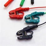 Clip Cable - Miniclip Red, Black & Green. 100cm lead with TP connector