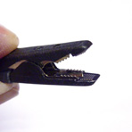 150cm Alligator Clip Cable with TP connector, Red.