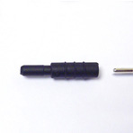 Adaptor - Female 2mm to TP -Black. Pack of 5
