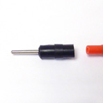 Adaptor - Male 2mm to TP -Black